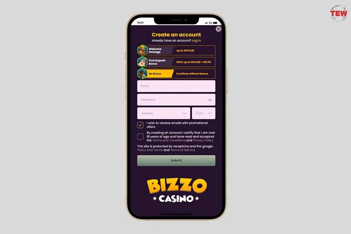 Bizzo Casino Regisztráció